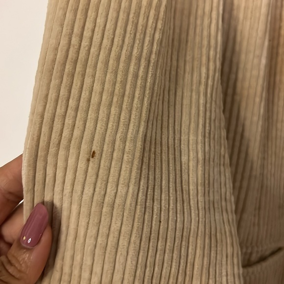 Corduroy Blazer with Painted Back Panel and Open Hem - Picture 6 of 8